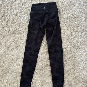 Camo Lululemon leggings size 2